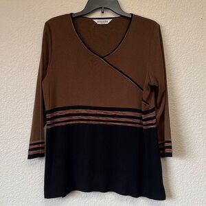 Exclusively Misook Acrylic Knit Sweater size Large